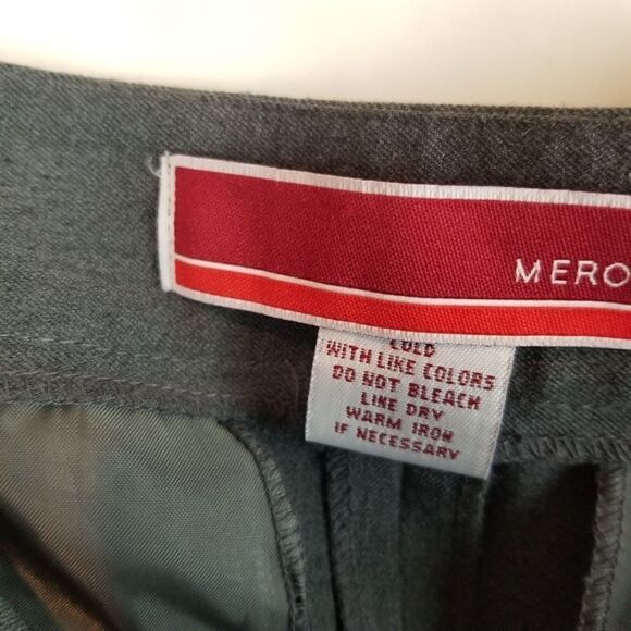 MERONA A-LINE SKIRT, MEDIUM GRAY. SIZE 8. - Picture 11 of 12